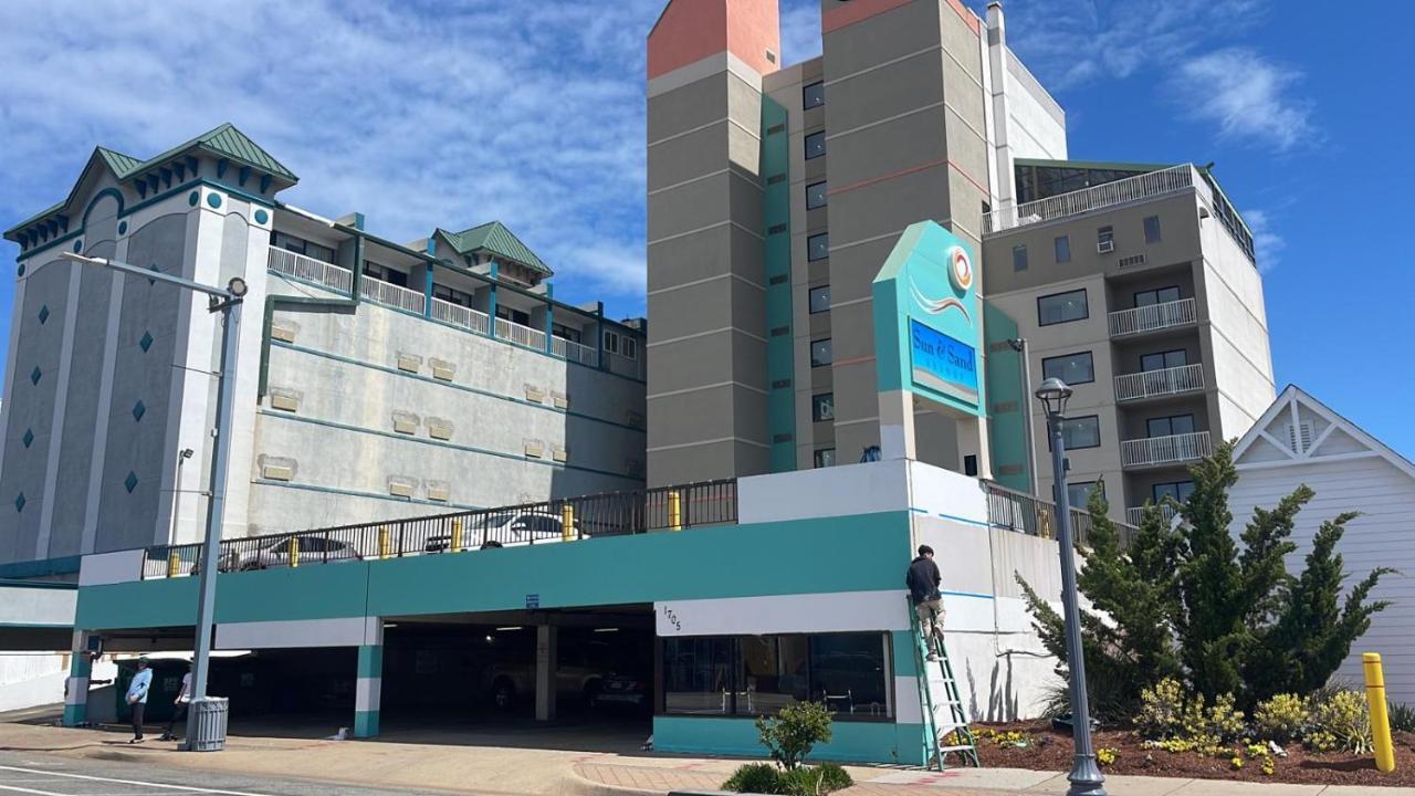 Sun & Sand Resort Oceanfront Suites Virginia Beach Exterior foto